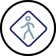 Pedestrian icon